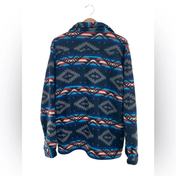 Apparel Collection Original Deluxe Supply Men’s Aztec Sherpa Shirt Jacket - Picture 2 of 5
